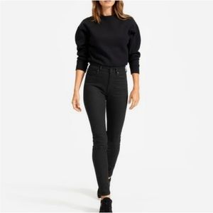 NEW WITH TAGS‎ Everlane Black The Mid-Rise Skinny Stretch Jean In Size 31